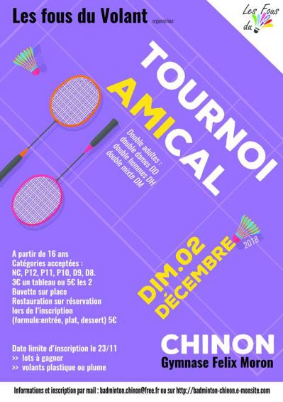 Affiche tournoi adulte